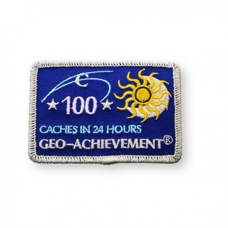 Patch Geo-Achievement® 24 Hours 100 Caches