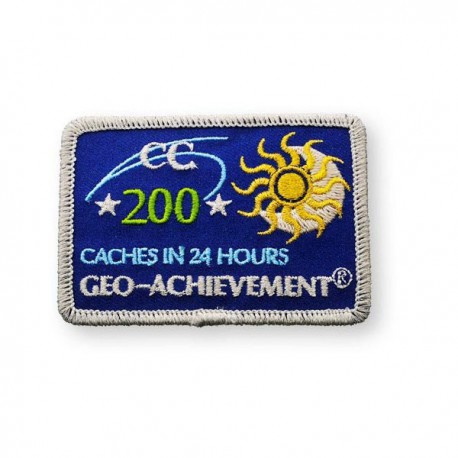 Patch Geo-Achievement® 24 Hours 200 Caches