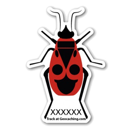Firebug Traveller - Sticker extérieur blanc - Large