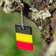 Petit Travel Flag Belgique - Lot de 3