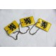 Petit Travel Flag Flandres - Lot de 3