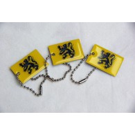 Petit Travel Flag Flandres - Lot de 3