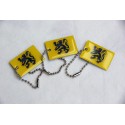 Petit Travel Flag Flandres - Lot de 3