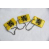 Petit Travel Flag Flandres - Lot de 3