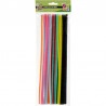CHENILLE Ø 6mm - 45 Brins De 9 Couleurs Assorties