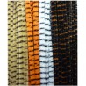 CHENILLE Ø 6mm - 40 Brins De 4 Couleurs Tigrées Assorties