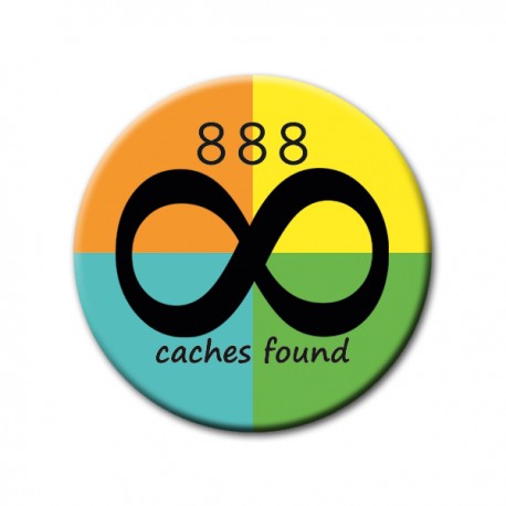 Badge 888 caches found !