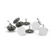 Reflective Trail Tacks - 50 blancs