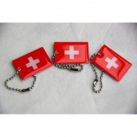Petit Travel Flag Suisse - Lot de 3