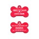 Travel Tag - "Woof! Track the Geodog!" - Rouge