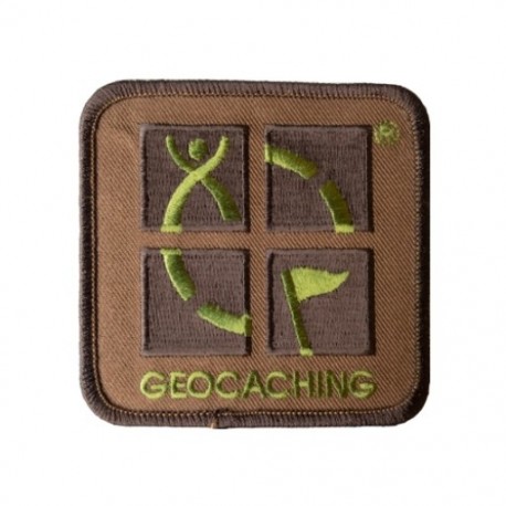 Geocaching Logo Patch - Camo