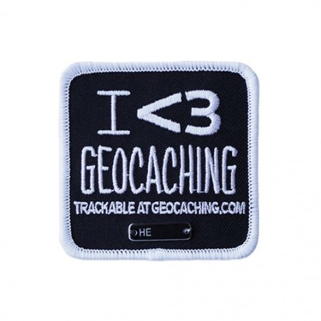 I love Geocaching Trackable Patch