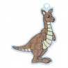 Kenny the Kangaroo Travel Tag