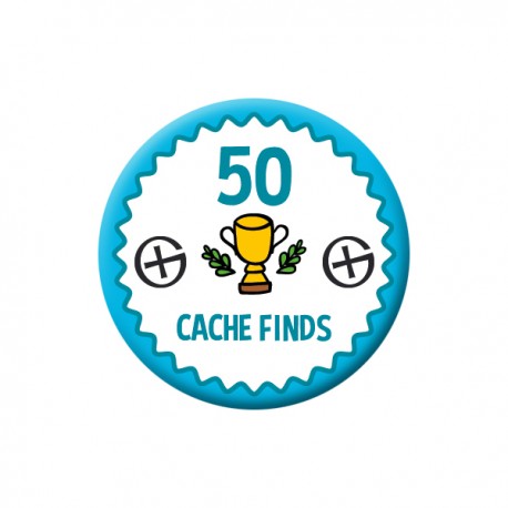 Badge Geocaching - 50 Finds
