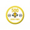 Badge Geocaching - 500 Finds