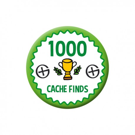 Badge Geocaching - 1000 Finds