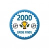 Badge Geocaching - 2000 Finds