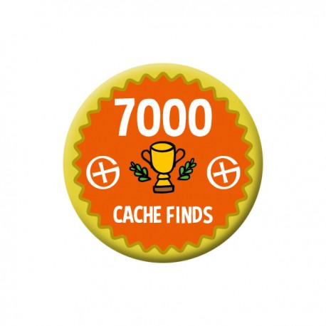 Badge Geocaching - 7000 Finds
