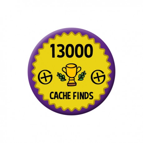 Badge Geocaching - 13000 Finds
