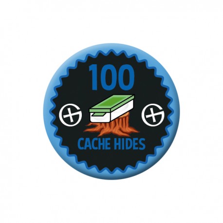 Badge Geocaching - 100 Hides