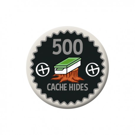 Badge Geocaching - 500 Hides