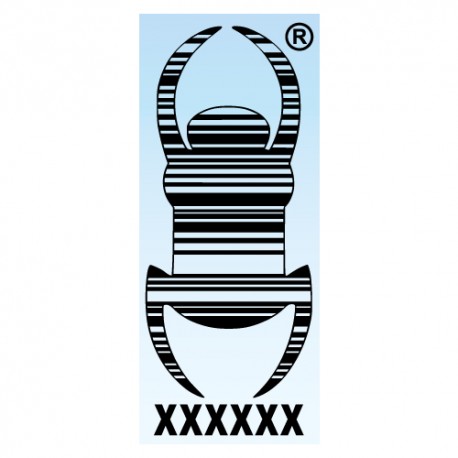 Travel Bug pour véhicule 18cm - Noir Decal