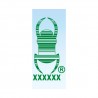 Travel Bug pour véhicule 9cm - Vert Decal