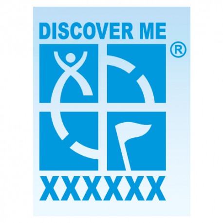 Logo Geocaching pour véhicule - Bleu Decal