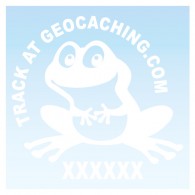 Grenouille pour véhicule - Blanc Decal