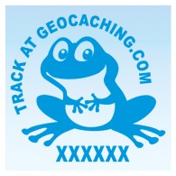 Grenouille pour véhicule - Bleu Decal