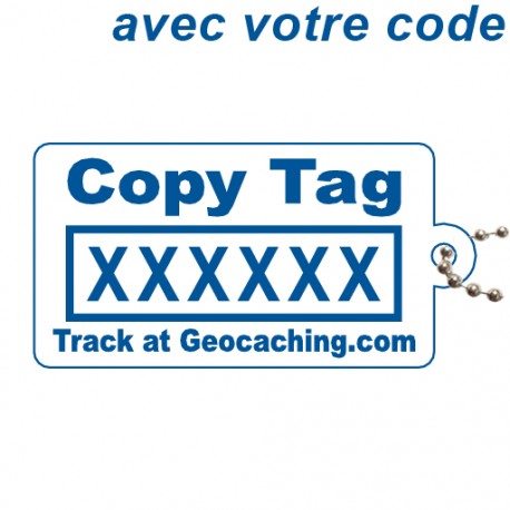 Copy Tag Bleu - Avec votre code