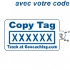 Copy Tag Bleu - Avec votre code