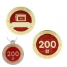 Milestone Geocoin and Tag Set - 200 Finds (2 Trackables)