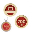 Milestone Geocoin and Tag Set - 700 Finds (2 Trackables)