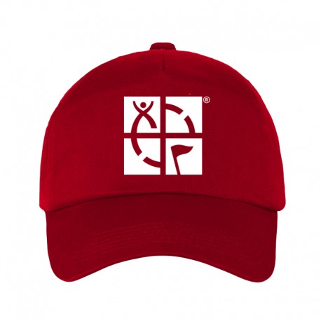 Casquette Geocaching - Rouge/Blanc