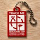 Travel Logo Geocaching - Rouge