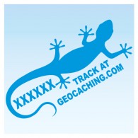 Gecko pour véhicule - Bleu Decal