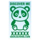 Panda pour véhicule - Vert Decal
