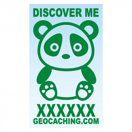 Panda pour véhicule - Vert Decal