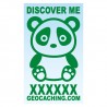 Panda pour véhicule - Vert Decal