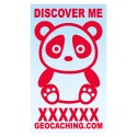Panda pour véhicule - Rouge Decal