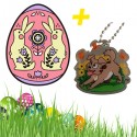 Spécial PÂQUES - Easter Egg Geocoin + Spring Travel Tag Tracker®