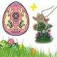 Spécial PÂQUES - Easter Egg Geocoin + Spring Travel Tag Signal the Frog®