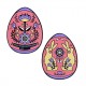 Spécial PÂQUES - Easter Egg Geocoin + Tracker Gives Flowers Trackable Tag