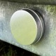 Micro Pastille aimantée Argent (plate) - 5,5cm