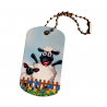 Farm Friends Travel Tag - Mouton