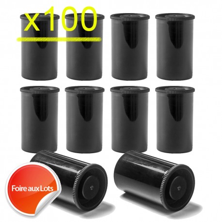 Mega Pack "film canister" hermétique x100 - Noir