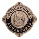Sous-verre "GEOCACHING ADVENTURES"