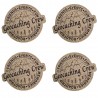 Sous-verre Geocaching Crew - Lot de 4