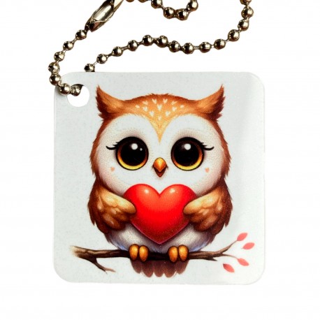 Love Owl Travel Tag